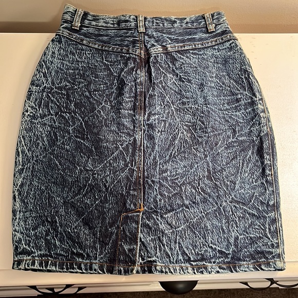 Vintage Denim Midi Skirt - Picture 4 of 6